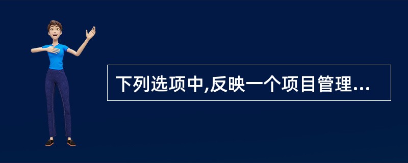 下列选项中,反映一个项目管理班子中各工作部门之间组织关系的组织工具是( )
