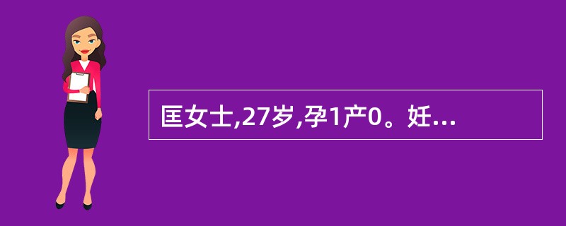 匡女士,27岁,孕1产0。妊娠16周。有风湿性心脏病,二尖瓣狭窄史。心功能Ⅱ级