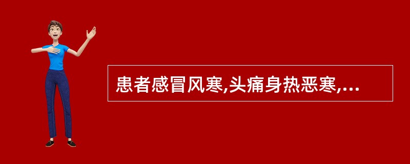 患者感冒风寒,头痛身热恶寒,热轻寒重,无汗肢冷,倦怠嗜卧,面色苍白,语言低微,舌