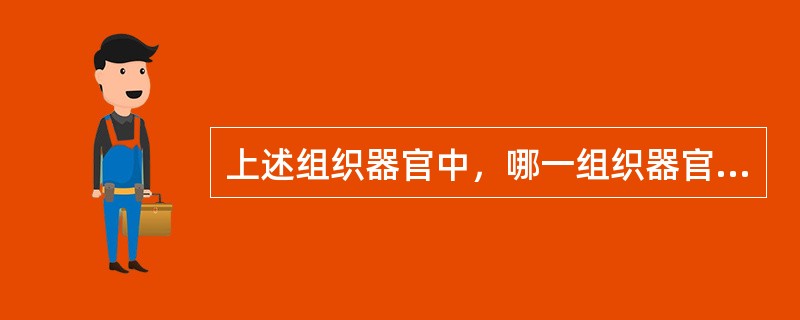 上述组织器官中，哪一组织器官的生长发育型属于一般型(Ⅰ型)