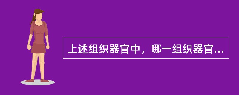 上述组织器官中，哪一组织器官在青春期以后显示出明显的生长发育