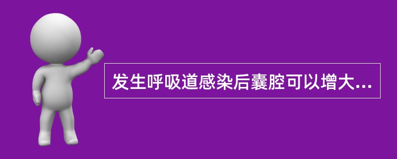 发生呼吸道感染后囊腔可以增大的是A、鳃裂囊肿B、舌下腺囊肿C、皮样囊肿D、甲状舌