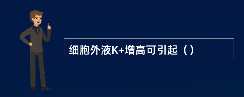 细胞外液K+增高可引起（）