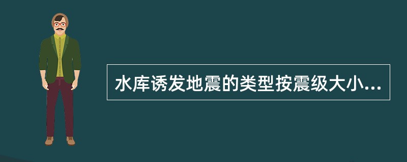 水库诱发地震的类型按震级大小分不包括（）。