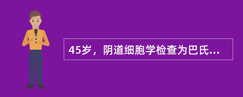 45岁，阴道细胞学检查为巴氏Ⅱ级，宫颈活检为鳞状上皮化生，提示（）