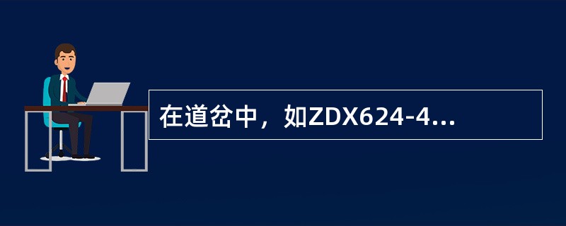 在道岔中，如ZDX624-4-1213中，12代表（）。