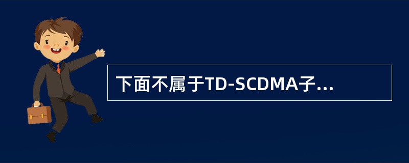 下面不属于TD-SCDMA子帧中的特殊时隙的是（）