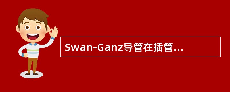 Swan-Ganz导管在插管过程中如果没有遇到预期压力波形应该（）