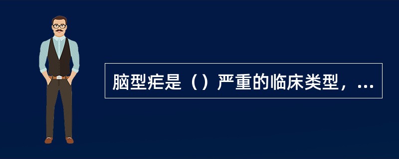 脑型疟是（）严重的临床类型，主要表现为（）、（）、（），并可引起（）综合征。