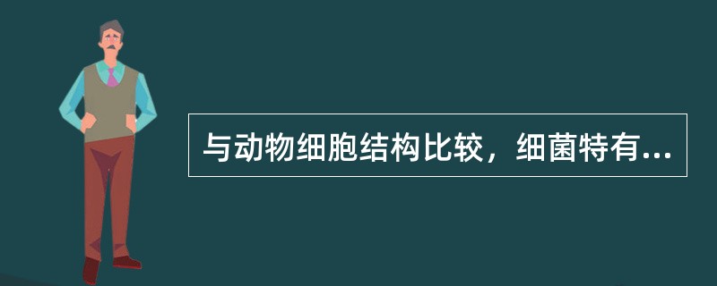 与动物细胞结构比较，细菌特有的重要结构是（）