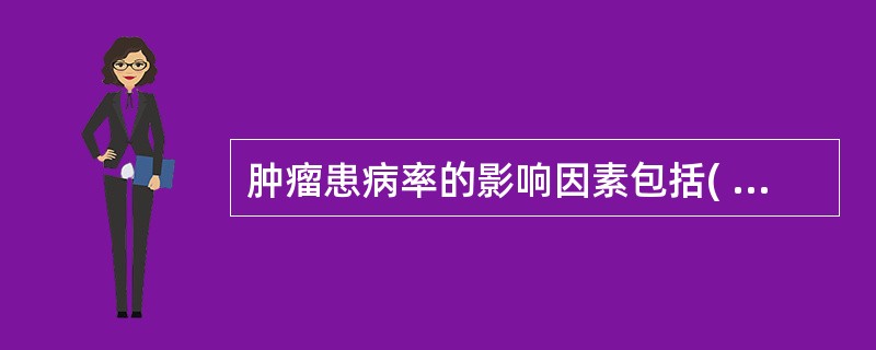 肿瘤患病率的影响因素包括( )。A、发病率和治愈率B、发病率和发病时间C、发病率