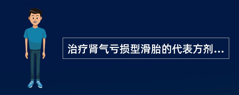 治疗肾气亏损型滑胎的代表方剂是：