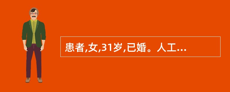 患者,女,31岁,已婚。人工流产术后1年,经行腹痛逐渐加重,灼痛难忍,拒按,月经