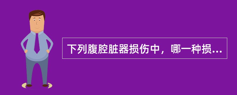 下列腹腔脏器损伤中，哪一种损伤造成的腹膜刺激症状最强烈