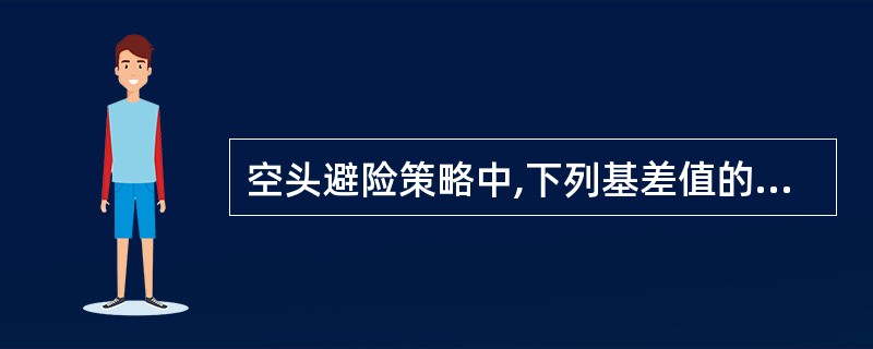 空头避险策略中,下列基差值的变化对于避险策略不利的是( )。