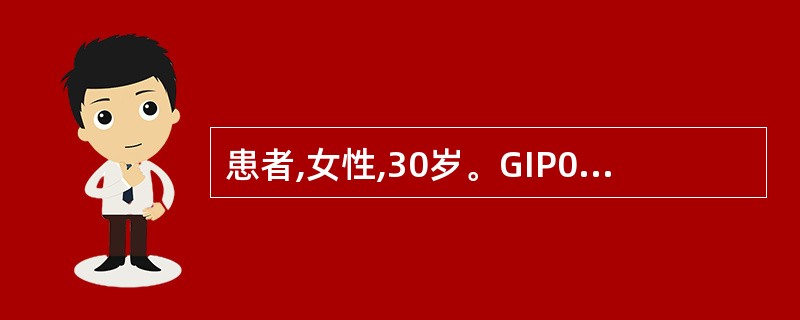 患者,女性,30岁。GIP0,既往月经规律,不规则出血3个月。妇科检查:外阴、阴