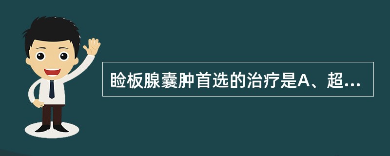 睑板腺囊肿首选的治疗是A、超短波B、紫外线C、抗生素D、眼睑按摩E、手术切除 -