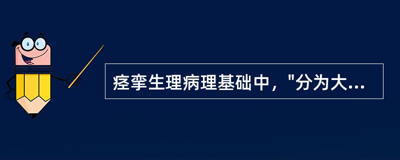 痉挛生理病理基础中，"分为大型的α运动神经元和小型的γ运动神经元"属于