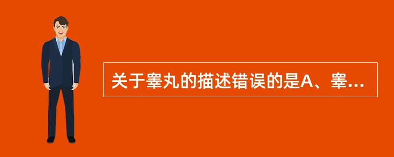 关于睾丸的描述错误的是A、睾丸表面的纤维膜称白膜B、白膜后缘增厚凸入睾丸内形成睾