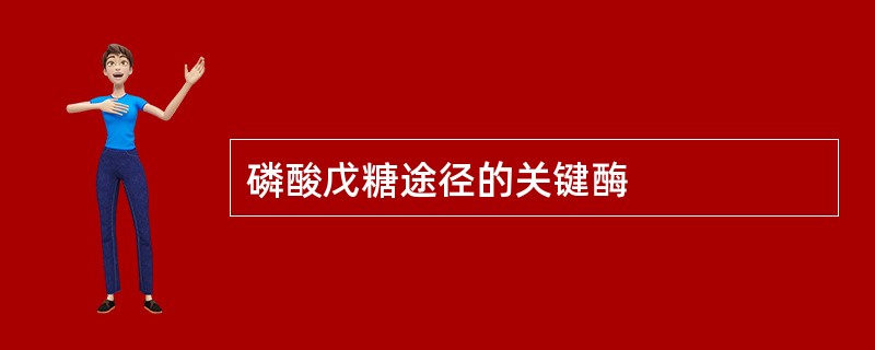 磷酸戊糖途径的关键酶