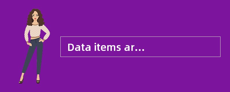  Data items are added or deleted from t