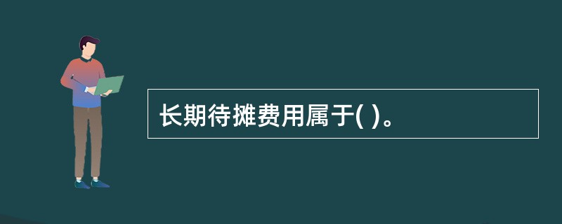 长期待摊费用属于( )。