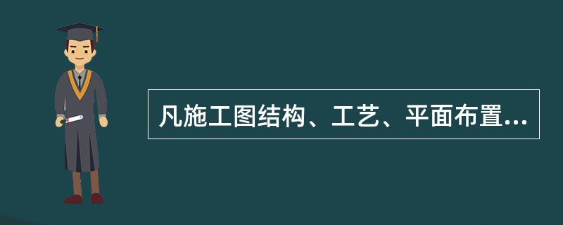 凡施工图结构、工艺、平面布置等有重大改变，或变更部分超过图面()的，应当重新绘制