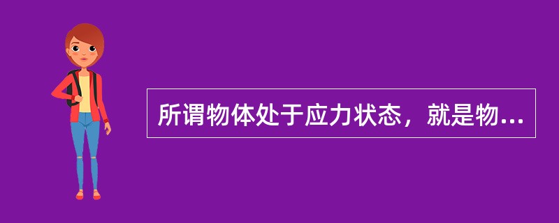 所谓物体处于应力状态，就是物体内的原子被迫偏离其（）的状态。