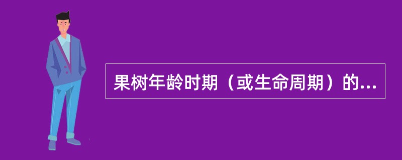 果树年龄时期（或生命周期）的含义是什么？如何划分果树年龄时期？