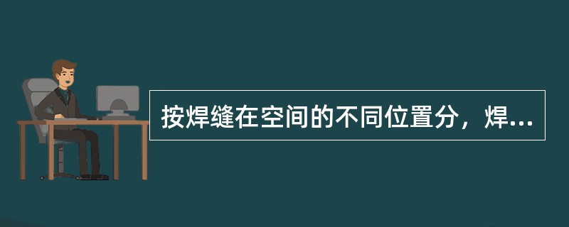 按焊缝在空间的不同位置分，焊缝有哪几种形式？