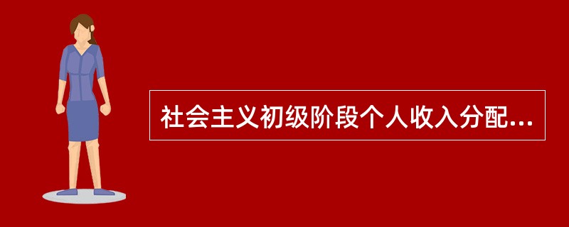 社会主义初级阶段个人收入分配原则是什么？