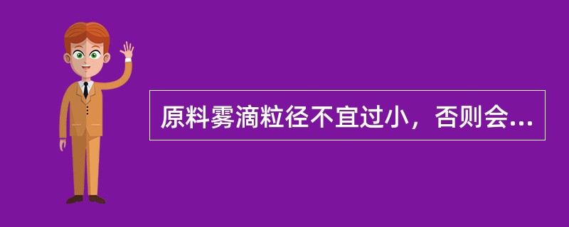 原料雾滴粒径不宜过小，否则会引起过度裂化造成（）和（）升高，但雾滴粒径太大则（）