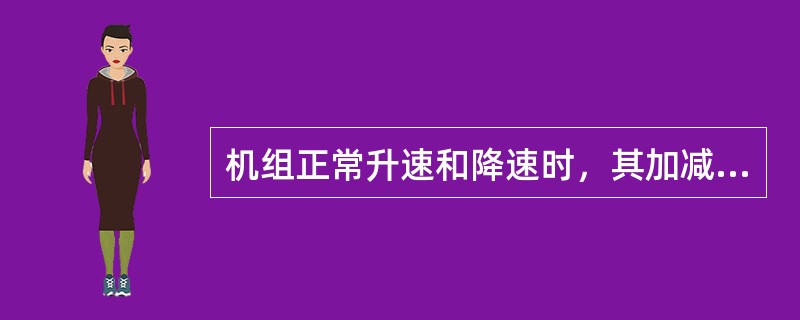 机组正常升速和降速时，其加减速斜率为（）m/sec2。