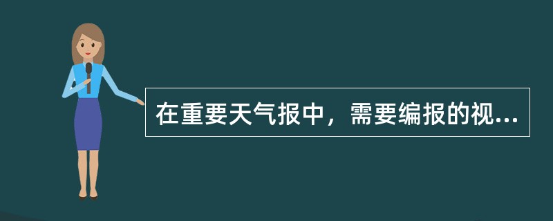在重要天气报中，需要编报的视程障碍天气现象有（）