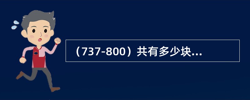 （737-800）共有多少块扰流板？（）