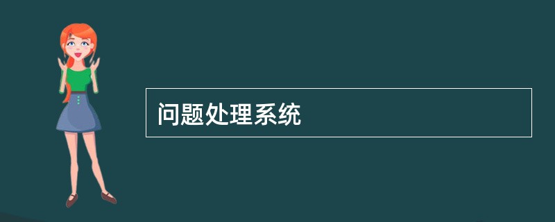 问题处理系统