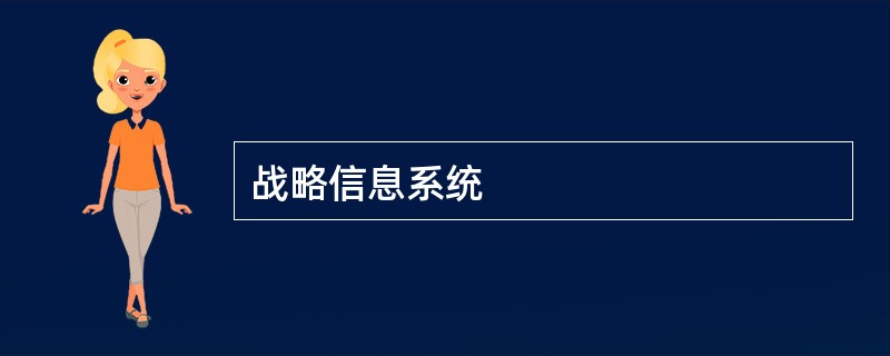 战略信息系统