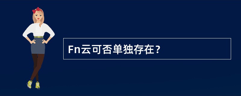 Fn云可否单独存在？