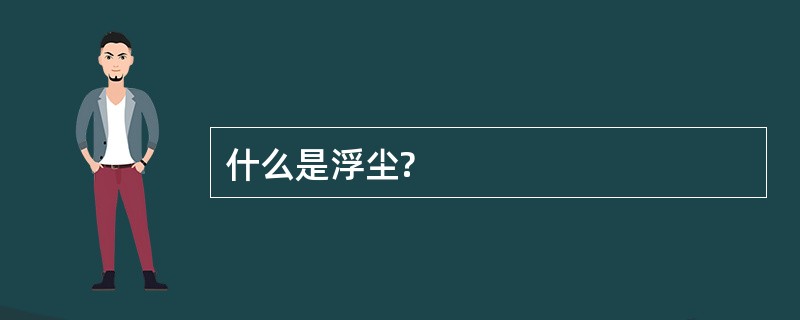 什么是浮尘?