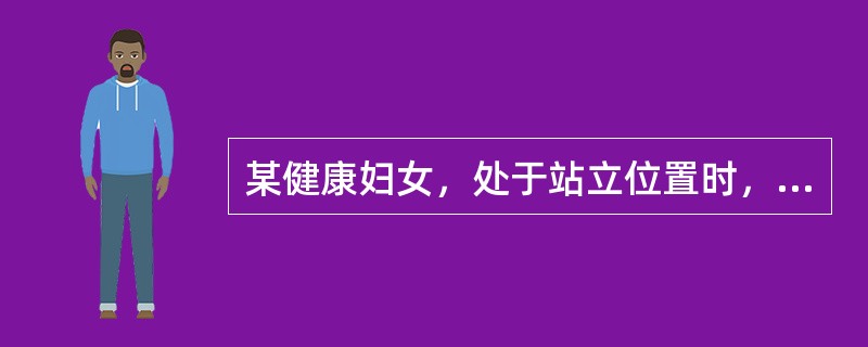 某健康妇女，处于站立位置时，正常情况下其骨盆倾斜度应该是（）。