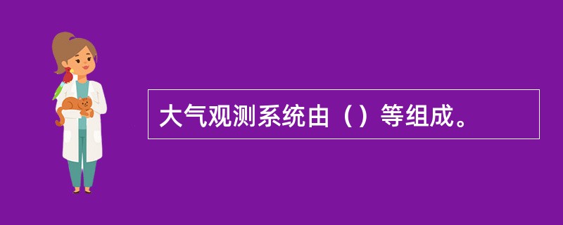 大气观测系统由（）等组成。