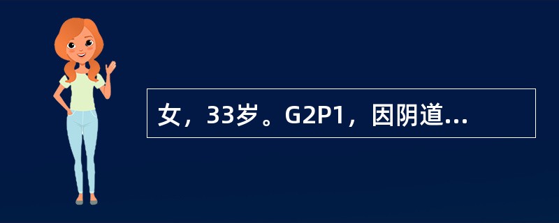 女，33岁。G2P1，因阴道大量出血，呈休克状态急诊入院。妇科检查：阴道内有胚胎