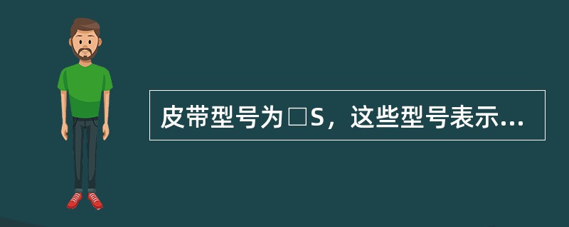 皮带型号为□S，这些型号表示什么意义？