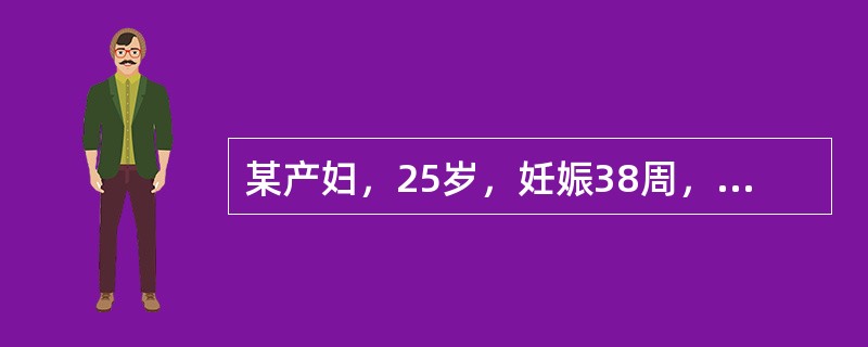 某产妇，25岁，妊娠38周，由于抽搐数次急诊入院，检查：血压22.7/16kPa