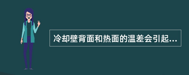 冷却壁背面和热面的温差会引起（）甚至断裂.