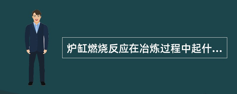 炉缸燃烧反应在冶炼过程中起什么作用（）