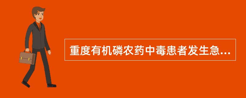 重度有机磷农药中毒患者发生急性肺水肿?最重要的抢救措施是（）.?