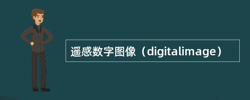 遥感数字图像（digitalimage）