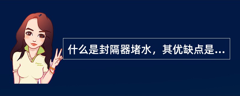 什么是封隔器堵水，其优缺点是什么？