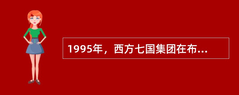 1995年，西方七国集团在布鲁塞尔召开*七国信息技术部长级会议*，第一次从政治上